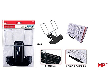 RECHIZITE SCOLARE - SUPORT CARTE DIN METAL IPB 23CM NEGRU PC911N