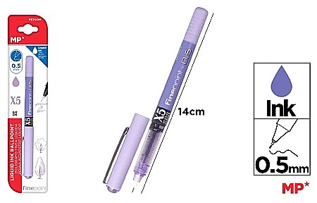 INSTRUMENTE DE SCRIS - ROLLER IPB X5 GEL 0.5MM VIOLET PE240M-S