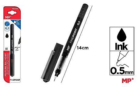 Pixuri tip Roller - ROLLER IPB X5 GEL 0.5MM NEGRU PE240N