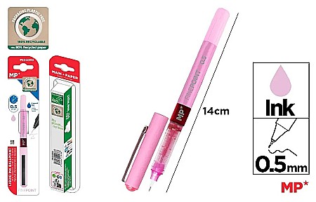 Pixuri tip Roller - ROLLER IPB X5 GEL 0.5MM ROZ PE240RO-C