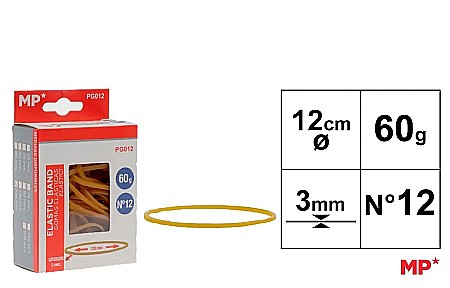 Sfoara si Elastice - ELASTICE IPB 120*3MM 60GR GALBEN PG012