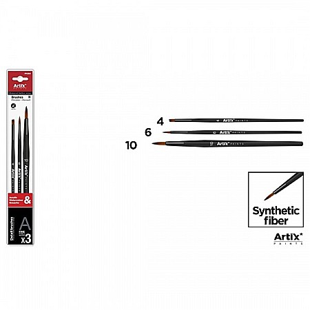 PENSULE IPB PROFESIONALE 3/SET NR.4 PLAT, NR.6,10 ROTUND PP280 [2]