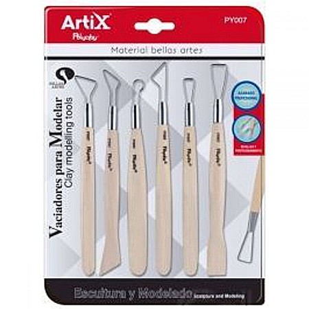 INSTRUMENTE MODELARE IPB LEMN 6/SET NATUR PY007 [1]