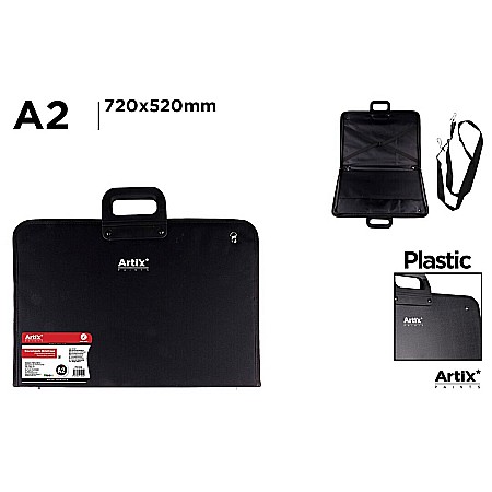 Serviete pentru documente - SERVIETA DOCUMENTE IPB PLASTIC A2 CU MANER NEAGRA PC209