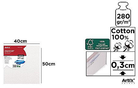 Panza/ Carton panzat pentru pictura - CARTON PANZAT IPB 40*50CM PP95-4050