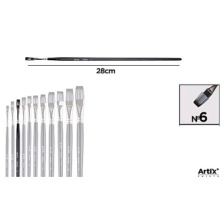 Pensule scolare bucata - PENSULA PROFESIONALA IPB VF. SINTETIC DREPT NR. 6 PP296-03