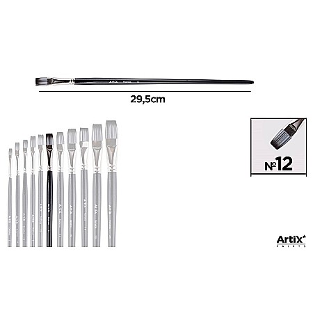 Pensule scolare bucata - PENSULA PROFESIONALA IPB VF. SINTETIC DREPT NR. 12 PP296-06