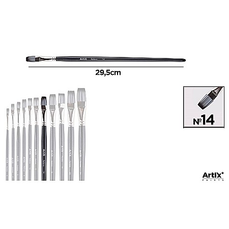 Pensule scolare bucata - PENSULA PROFESIONALA IPB VF. SINTETIC DREPT NR. 14 PP296-07