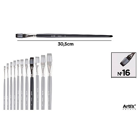 Pensule scolare bucata - PENSULA PROFESIONALA IPB VF. SINTETIC DREPT NR. 16 PP296-08