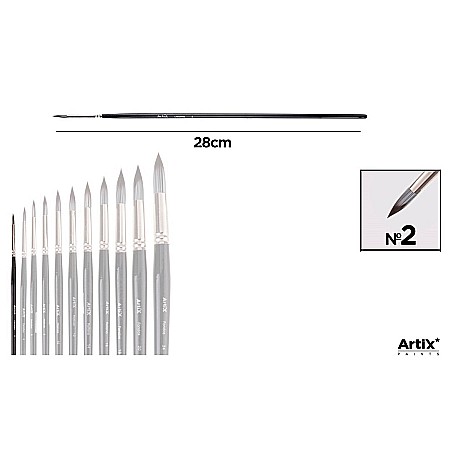 Pensule scolare bucata - PENSULA PROFESIONALA IPB VF. SINTETIC ROTUND NR. 2 PP297-01