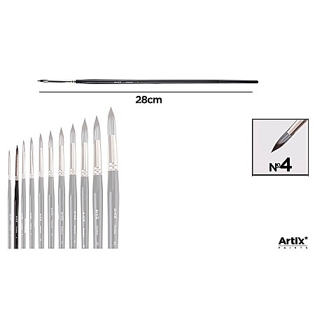 Pensule scolare bucata - PENSULA PROFESIONALA IPB VF. SINTETIC ROTUND NR. 4 PP297-02