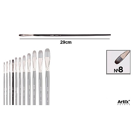 Pensule scolare bucata - PENSULA PROFESIONALA IPB VF. SINTETIC LIMBA DE PISICA NR. 8 PP298-04