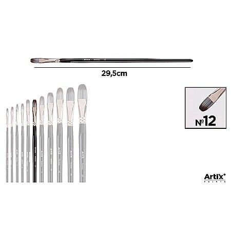 Pensule scolare bucata - PENSULA PROFESIONALA IPB VF. SINTETIC LIMBA DE PISICA NR. 12 PP298-06