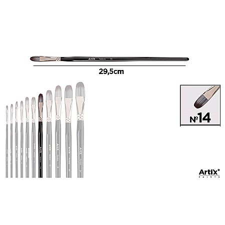 Pensule scolare bucata - PENSULA PROFESIONALA IPB VF. SINTETIC LIMBA DE PISICA NR. 14 PP298-07