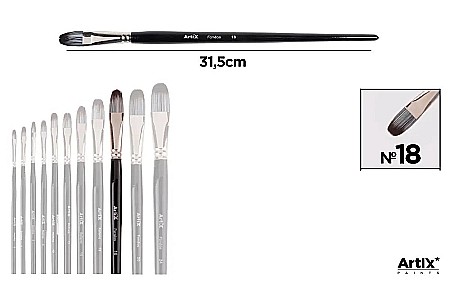 Pensule arta - PENSULA PROFESIONALA IPB VF. SINTETIC LIMBA DE PISICA NR. 18 PP298-09