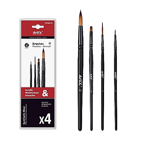 Pensule arta - PENSULE IPB PROFESIONALE VF.SINTETIC 4/SET NR.2,4,5,12 PP389-03