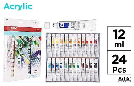 RECHIZITE SCOLARE - CULORI ACRILICE IPB 12ML 24/SET PP192