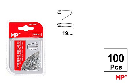 ARTICOLE DE BIROU - ACE SIGURANTA IPB 19MM 100/SET PA358-1