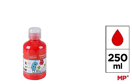 RECHIZITE SCOLARE - TEMPERA IPB 250ML ROSU PP611-04