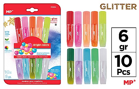 RECHIZITE SCOLARE - LIPICI CU SCLIPICI IPB 6GR 10/SET CULORI NEON PE894