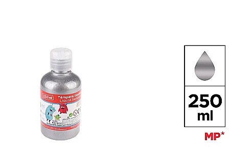 RECHIZITE SCOLARE - TEMPERA IPB 250ML ARGINTIU PP611-15