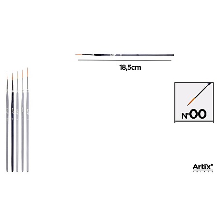 Pensule scolare bucata - PENSULA PROFESIONALA IPB EXTRA FINA VF.SINTETIC ROTUND NR.00 PP255-02
