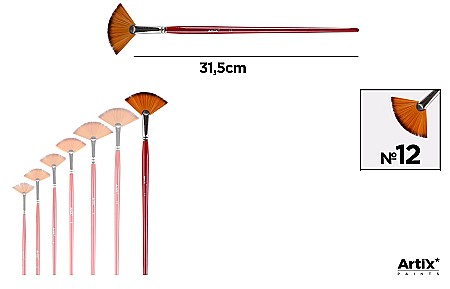 Pensule arta - PENSULA PROFESIONALA IPB VF. SINTETIC TIP EVANTAI NR.12 PP340-07
