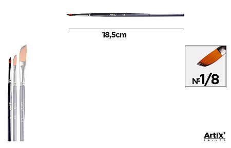 Pensule scolare bucata - PENSULA PROFESIONALA IPB VF. SINTETIC UNGHIULAR NR. 1/8 PP341-01