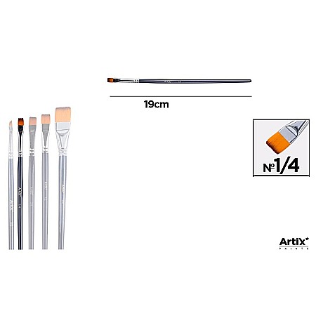 Pensule scolare bucata - PENSULA PROFESIONALA IPB VF. SINTETIC DREPT NR. 1/4 PP343-02