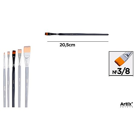 Pensule scolare bucata - PENSULA PROFESIONALA IPB VF. SINTETIC DREPT NR. 3/8 PP343-03