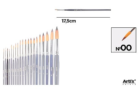 Pensule scolare bucata - PENSULA PROFESIONALA IPB VF. SINTETIC ROTUND NR.00 PP344-03