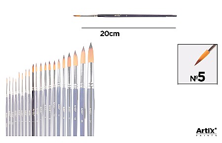 Pensule scolare bucata - PENSULA PROFESIONALA IPB VF. SINTETIC ROTUND NR.5 PP344-09