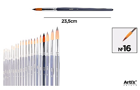 Pensule scolare bucata - PENSULA PROFESIONALA IPB VF. SINTETIC ROTUND NR.16 PP344-17