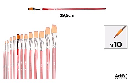 Pensule scolare bucata - PENSULA PROFESIONALA IPB VF. SINTETIC DREPT NR.10 PP345-06