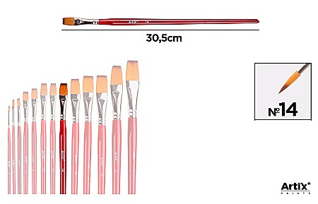 Pensule scolare bucata - PENSULA PROFESIONALA IPB VF. SINTETIC DREPT NR.14 PP345-08