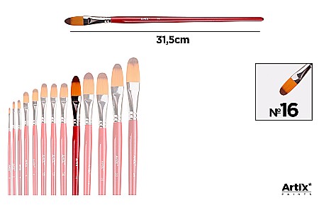 Pensule scolare bucata - PENSULA PROFESIONALA IPB VF. SINTETIC LIMBA DE PISICA NR.16 PP346-09