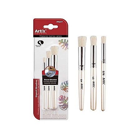 Pensule scolare bucata - PENSULE IPB VF. ROTUND PENTRU SABLOANE NR.1/2-3/4-5/6 PP277