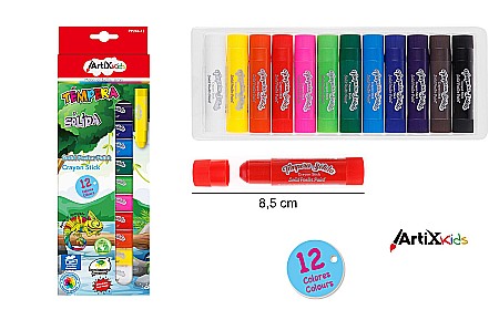 TEMPERA STICK IPB 12/SET ARTIX DIVERSE CULORI PP204-12 [1]