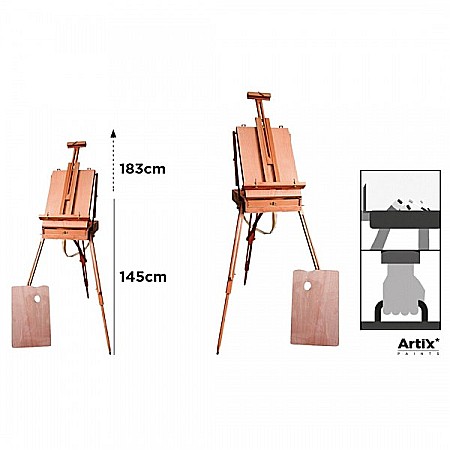 SEVALET FRANCEZ LEMN IPB TREPIED CU SERTAR 7*145-183CM PP730 [2]