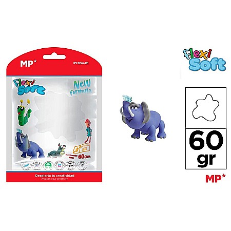 Pasta pentru modelaj - PASTA MODELARE IPB FLEXI SOFT 60GR ALB PY034-01