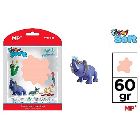 Pasta pentru modelaj - PASTA MODELARE IPB FLEXI SOFT 60GR CULOAREA PIELII PY034-06