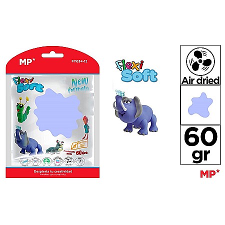 Pasta modelatoare termica - PASTA MODELARE IPB FLEXI SOFT 60GR VIOLET PY034-12