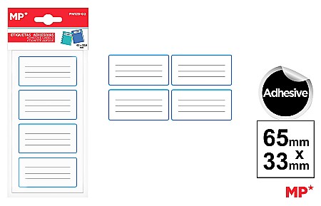 RECHIZITE SCOLARE - ETICHETE SCOLARE ADEZIVE IPB 16/SET PN125-02