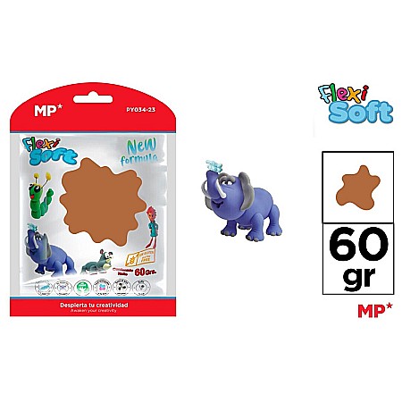 Pasta pentru modelaj - PASTA MODELARE IPB FLEXI SOFT 60GR MARO PY034-23