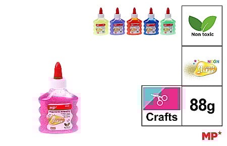 ARTICOLE COPII - LIPICI GLITTER IPB PENTRU SLIME 88GR CULORI NEON PP091