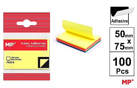 ORGANIZARE SI ARHIVARE - POST IT IPB 50MM*75MM 100/SET 4 CULORI PN174