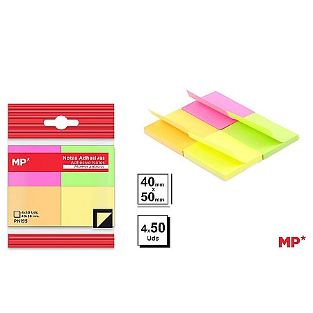 Cuburi de hartie - POST IT CUB IPB 40*40MM 4 CULORI PN195