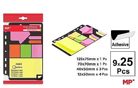 Separatoare index si separatoare biblioraft - STICK INDEX IPB HARTIE 9*25 PCS 4 MODELE PN823