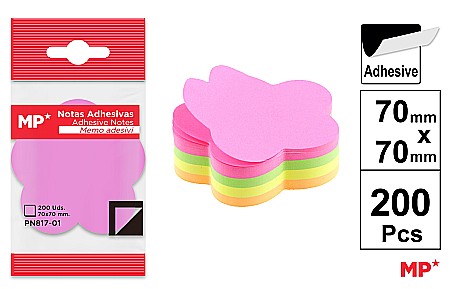 ORGANIZARE SI ARHIVARE - POST IT IPB 70*70MM 200/SET FLOARE PN817-01