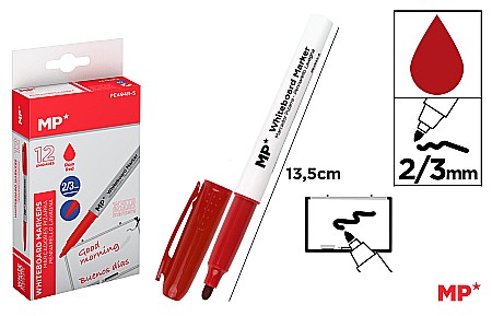 Marker whiteboard - MARKER WHITEBOARD IPB ROSU PE494R-S